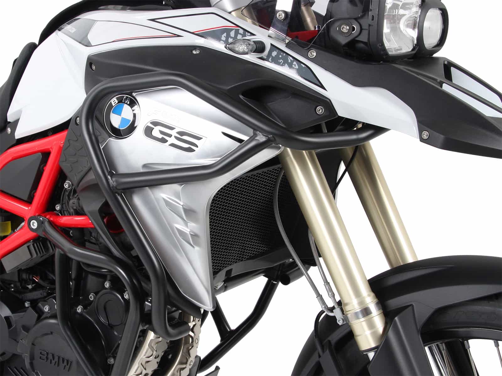 Tankschutzbügel für Kombination mit Motorschutzbügel 502936 schwarz für BMW F 800 GS LC (2017-2018)