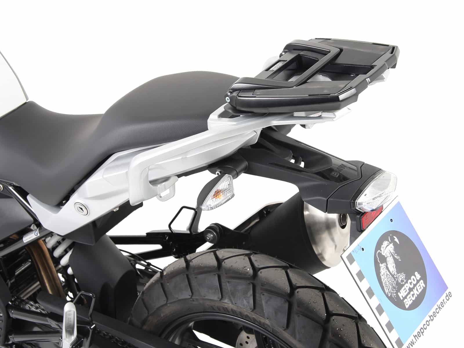Easyrack Topcaseträger für Kombination mit Original-Gepäckbrücke schwarz für BMW G 310 GS (2017-2025)
