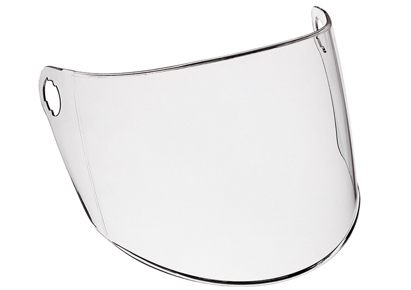 Kratzfestes Visier - transparent (lang) für verschiedene HPS Helme