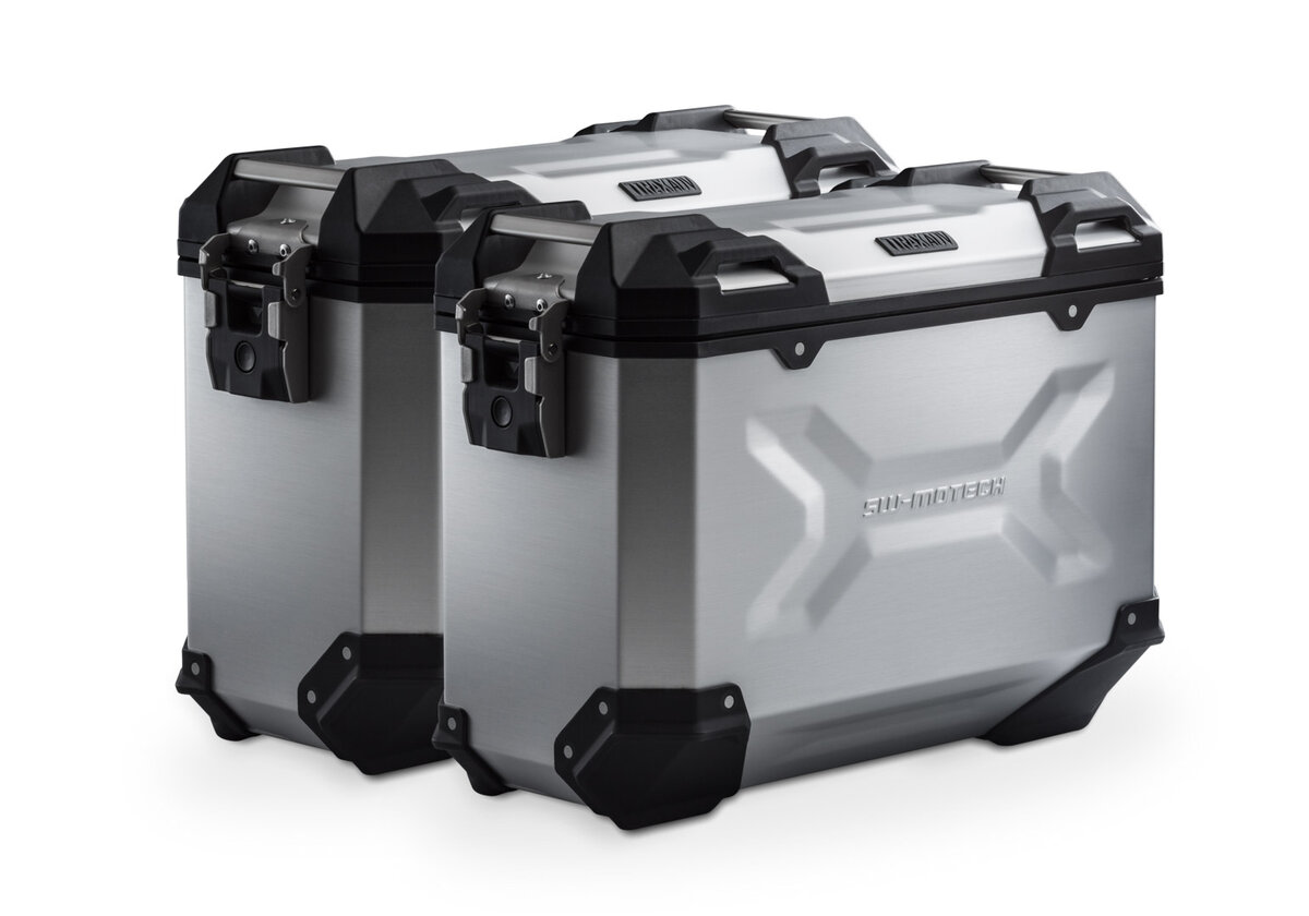 TRAX ADV Alukoffer-System Silbern. 37/37 l. BMW F 900 R / XR (19-24).