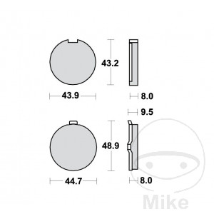 Bremsklotz Standard TRW Alternative: 7325954