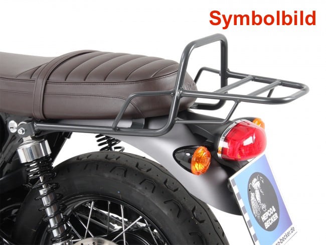 Rohrgepäckbrücke Topcaseträger chrom für Triumph Bonneville T 100/Black (2017-2025)