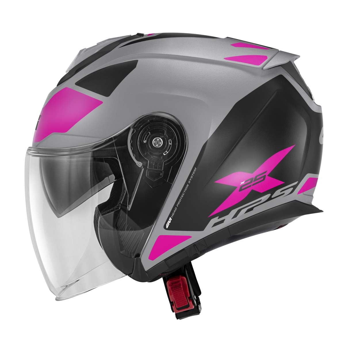HPS X.25 TARGET - Gr. 58/M matt - titanium/pink