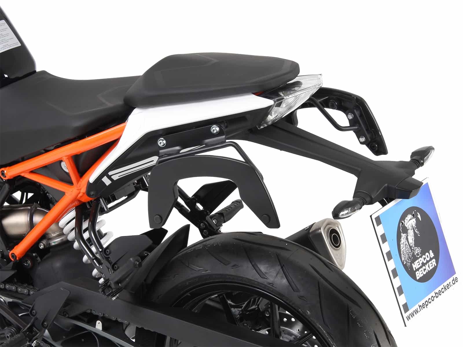 C-Bow Seitenträger schwarz für KTM 125 Duke (2017-2023)