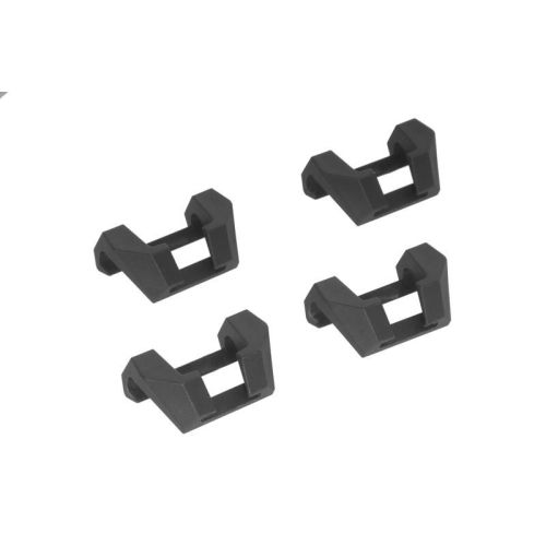 ZEGA Kofferdeckelhaken, 4er Set, für 20 mm Riemen