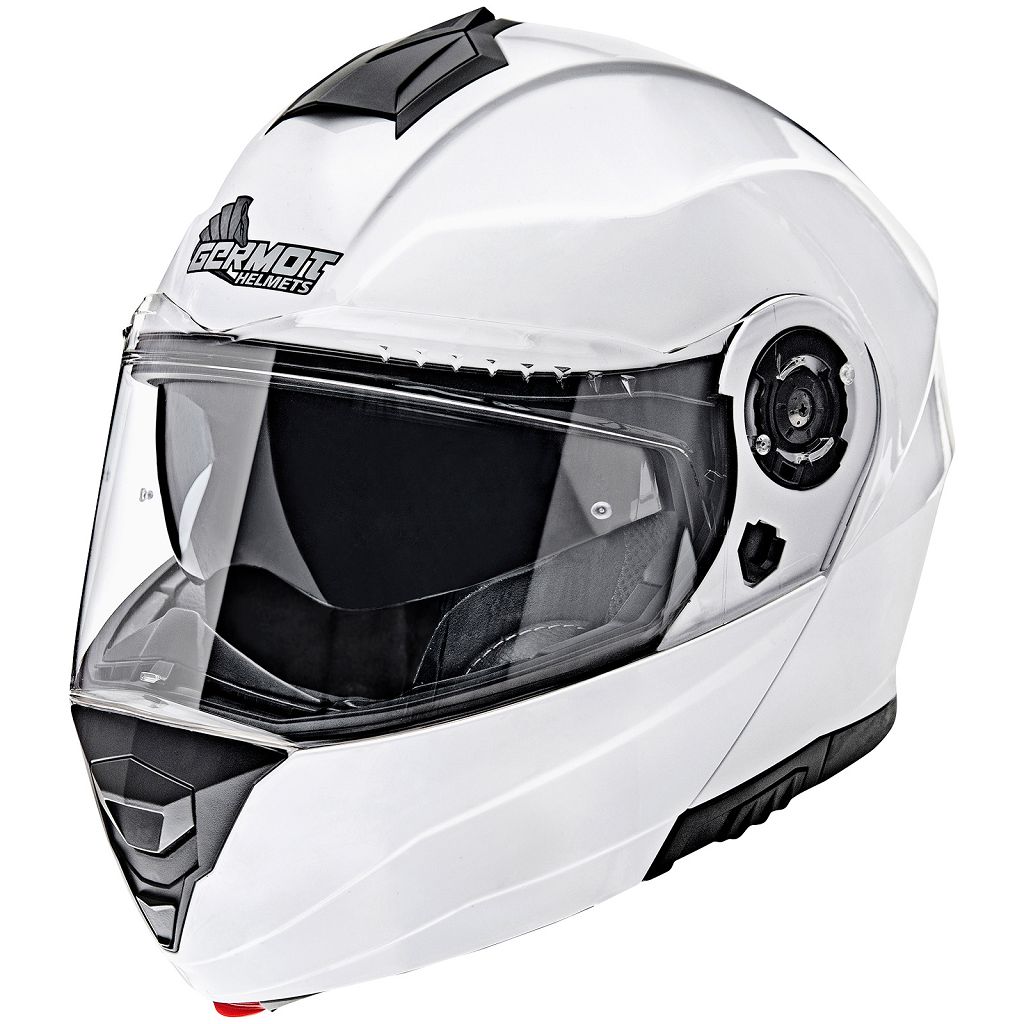 GM-960-Klapphelm-weiss-GM00096002 Germot Motorrad Helm Klapphelm GM 960 weiß mit Pinlock® Antifogscheibe