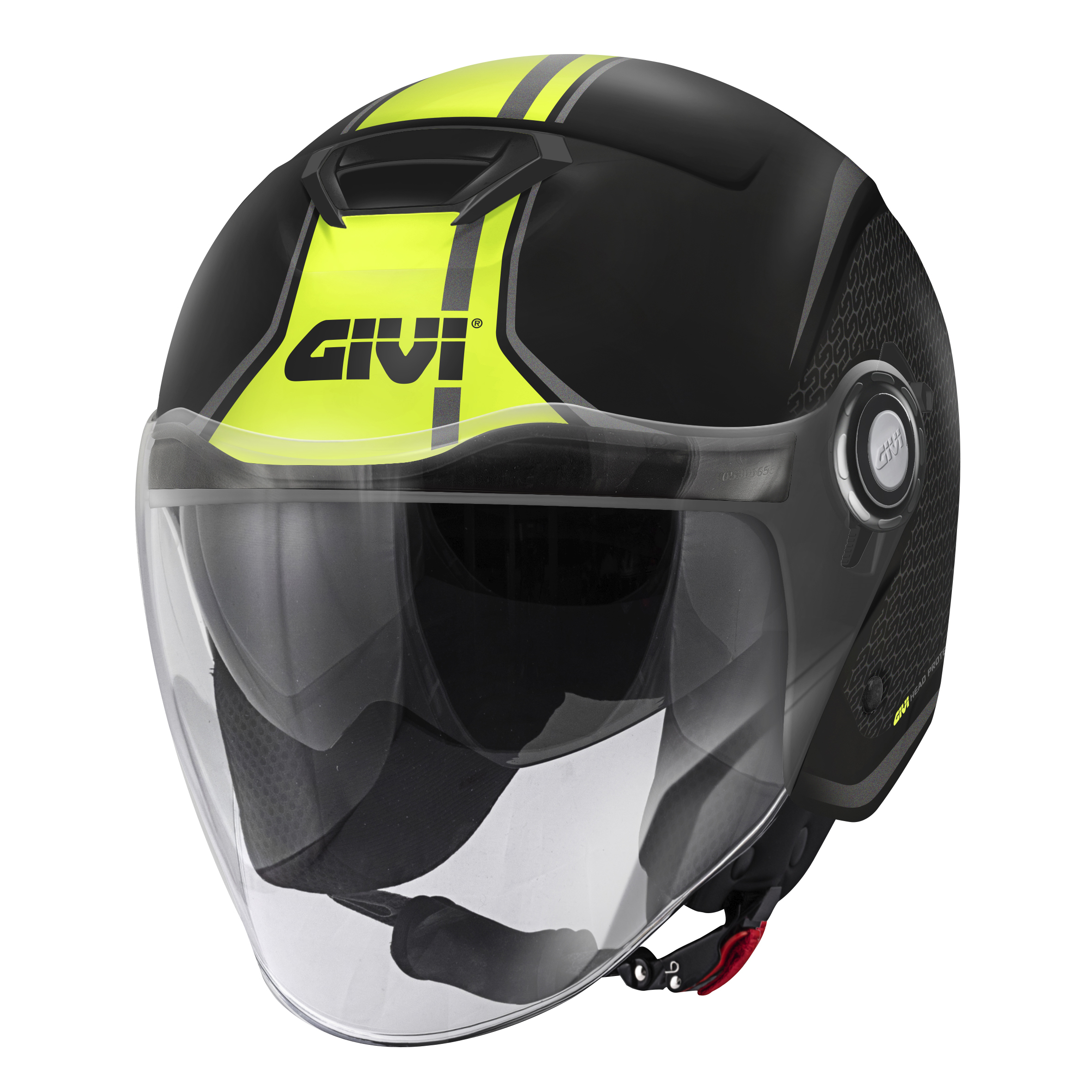 HPS 12.5 GRAPHIC TOUCH - Gr. 56/S matt-schwarz/gelb