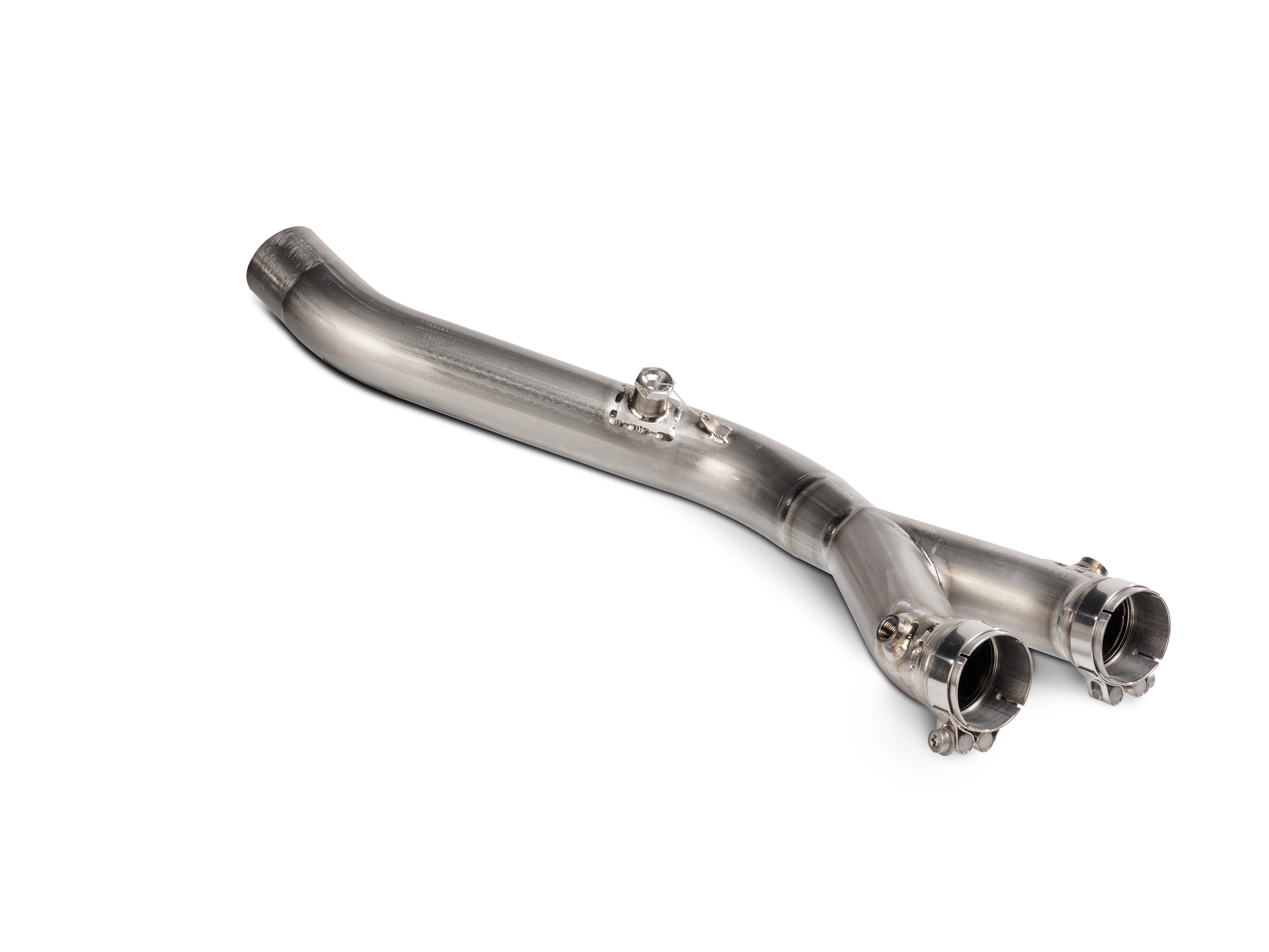 8fc54e41-db31-4feb-809e-36376835d48f Akrapovic Optional Link Pipe/Collector (Titanium) Krümmer für Yamaha MT-10 / FZ-10 2022 - 2023