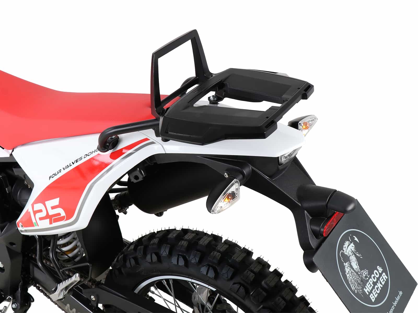 Alurack Topcaseträger schwarz für Mondial SMX 125I Enduro/Supermoto CBS (2019-2025)