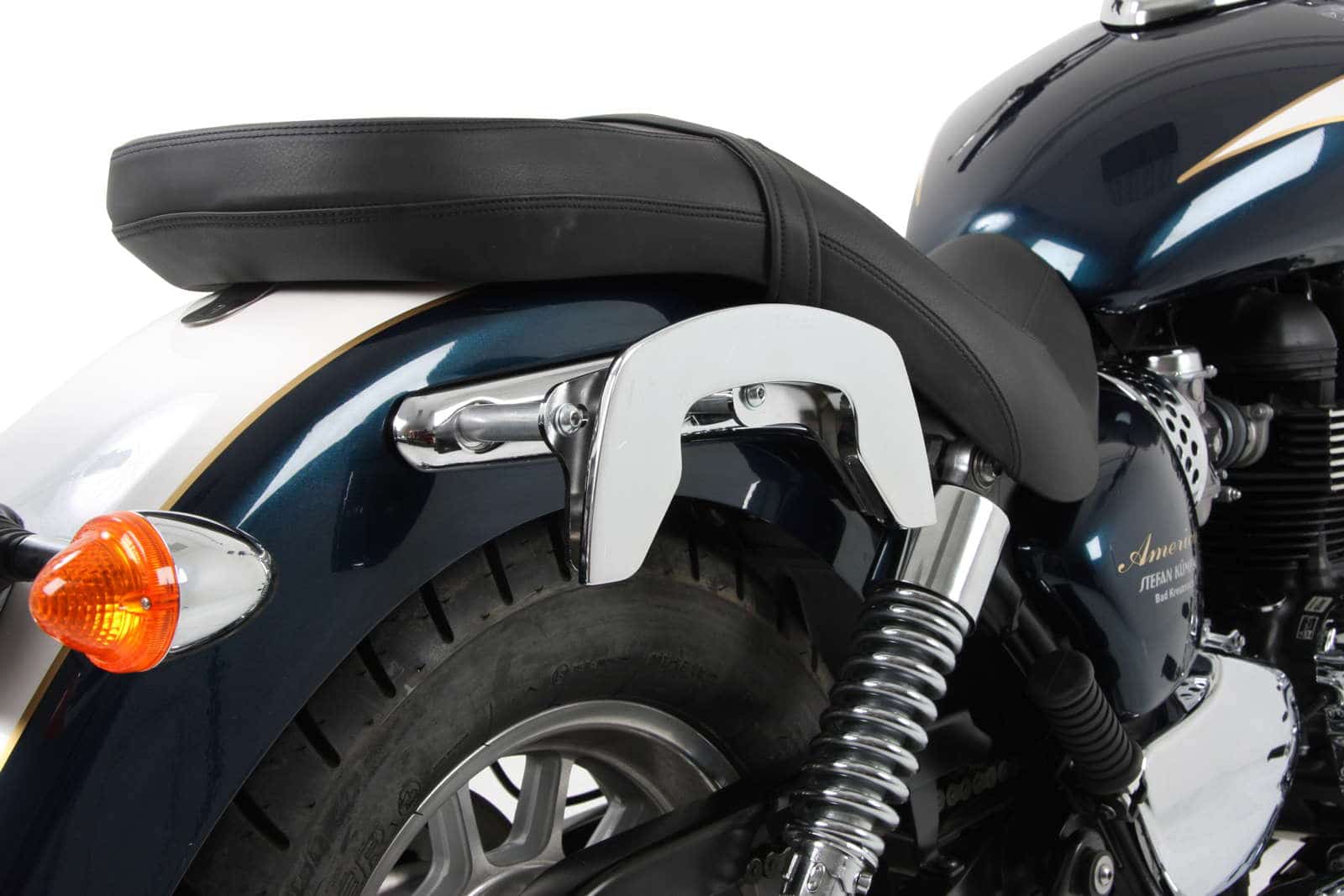 C-Bow Seitenträger chrom für Triumph Bonneville Amerika/Speedmaster (2005-2017)