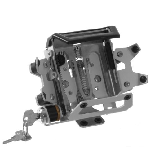 Lenkerhalterung Garmin Montana/ BMW Navigator Adventure*abschließbar* *eloxiert Alu natur*