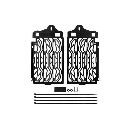 Kühlerschutz Edelstahl, schwarz, für BMW R1250GS/ R1250GS Adventure