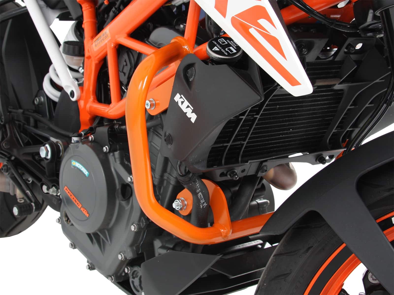 Motorschutzbügel orange für KTM 390 Duke (2017-2020)