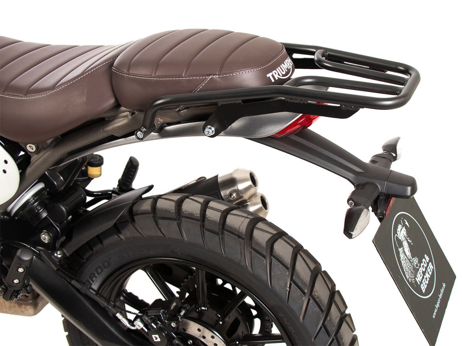 Rohrgepäckbrücke schwarz für Triumph Scrambler 400 X (2024-)