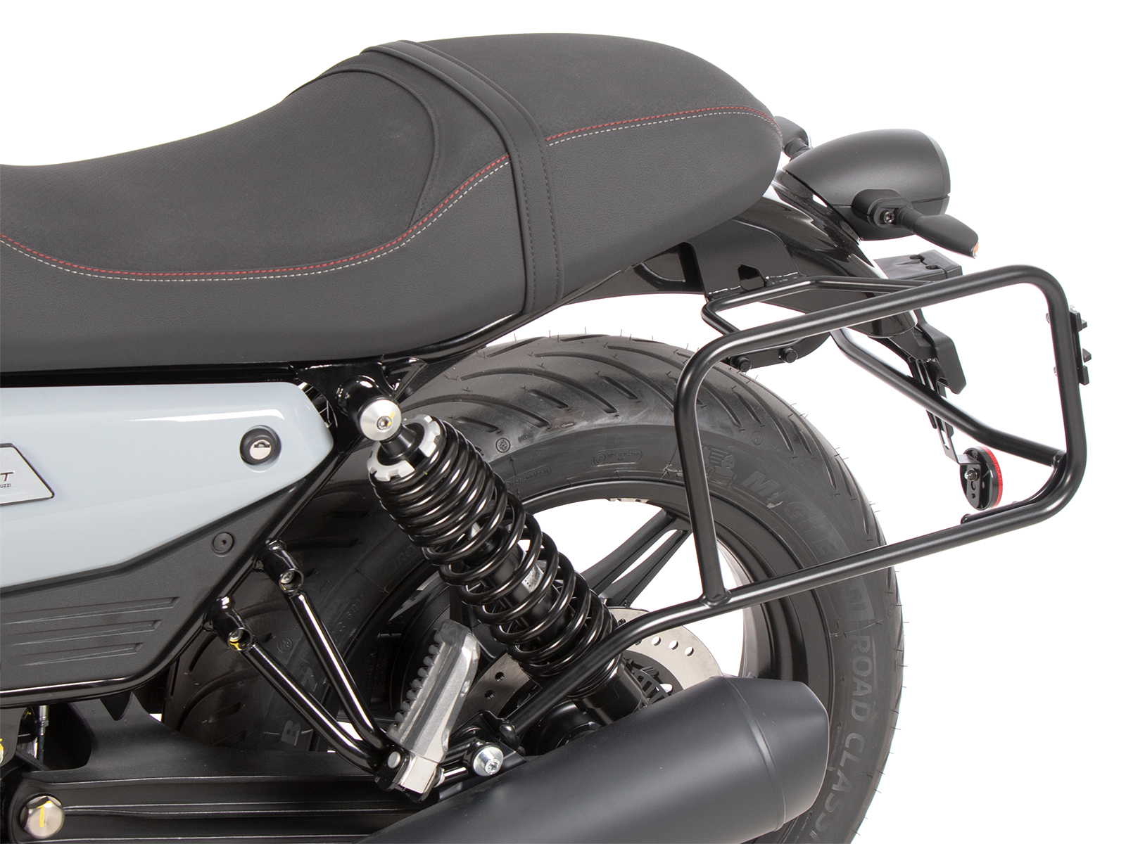 Seitenkofferträger festverschraubt schwarz für Moto Guzzi V7 Special (2025-)