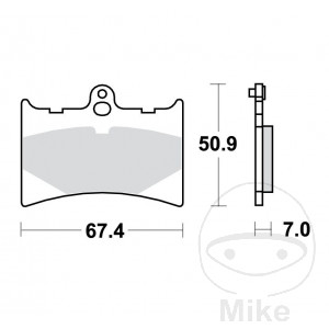 Bremsklotz Standard TRW Alternative: 7370729