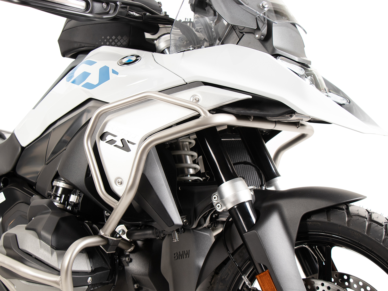 Tankschutzbügel Edelstahl für Kombination mit H&B Motorschutzbügel 5016532 für BMW R 1300 GS (2023-)
