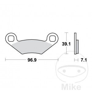Bremsklotz Standard TRW Alternative: 7325301
