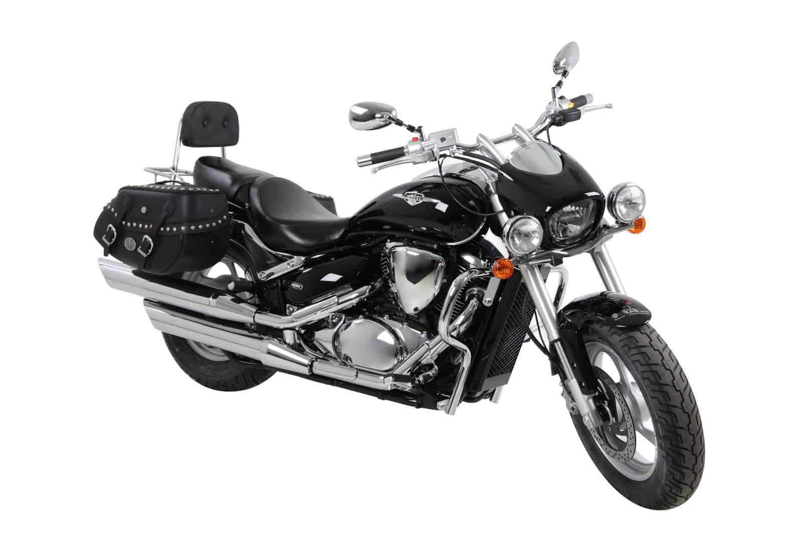Twinlight Zusatzscheinwerferset (Fernlicht) inkl. Halter und Kabel chrom für Suzuki M 800 Intruder (2010-2012)