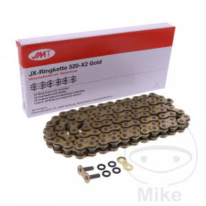 JMT X-Ringkette offen M Niet 520X2 gold 110