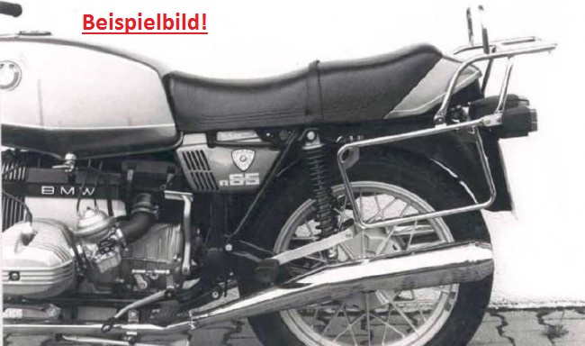 650604_00_0157ee714561b62 Komplettträgerset (Seitenkofferträger und Rohrgepäckbrücke Topcaseträger) schwarz für BMW R 45 (1978-1985)/R 65 (1978-1985) (2 Federbeine)