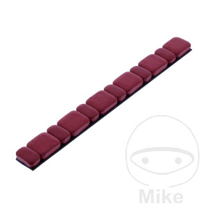 Klebegewicht Eisen Riegel 45 g JMP rot 5 / 2.5 gramm Inhalt 15
