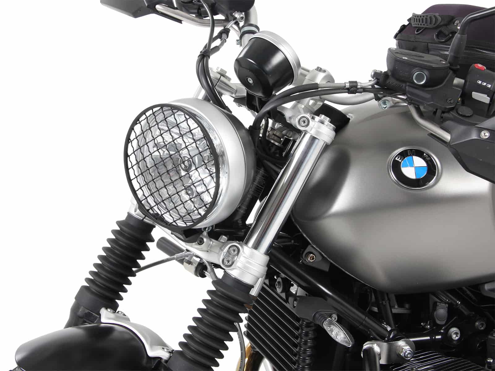 Lampenschutzgitter schwarz für BMW R nineT Pure (2017-2023)