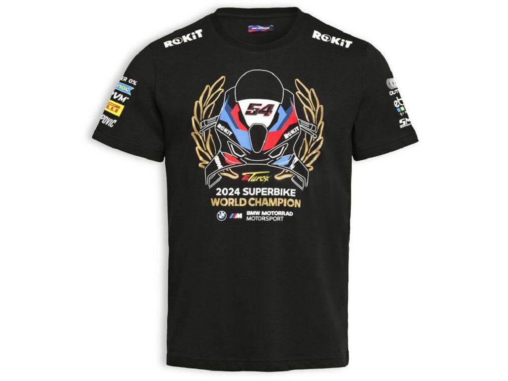BMW Motorrad T-Shirt Schwarz WSBK Champion 2024
