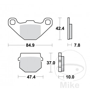 Bremsklotz Standard TRW Alternative: 7326853