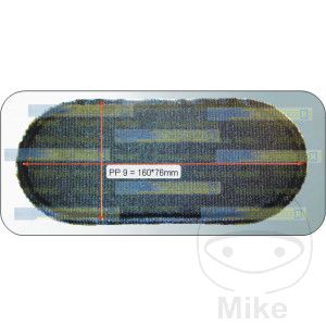 Schlauchflicken oval 160X76MM