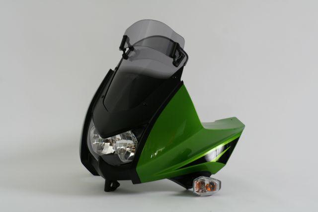 KLR 650 - Variotouringscreen "VT" 2008- - rauchgrau