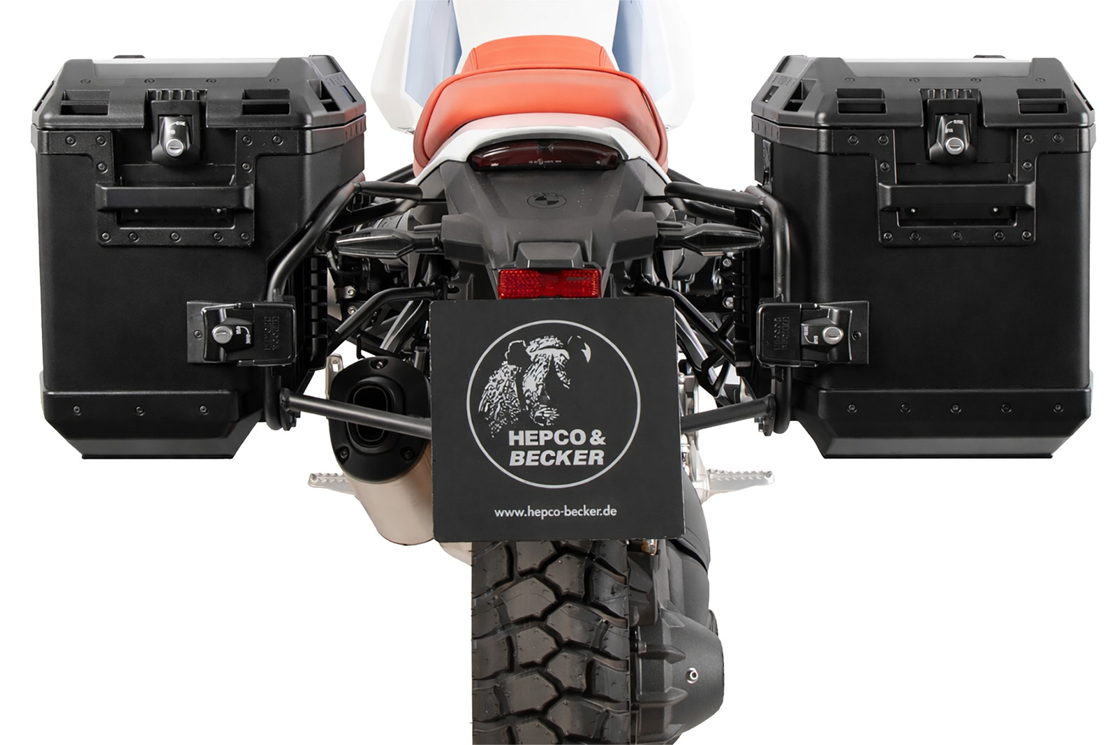 Kofferträgerset Cutout inkl. Xplorer Cutout schwarz Kofferset für BMW R 12 G/S (2025-)