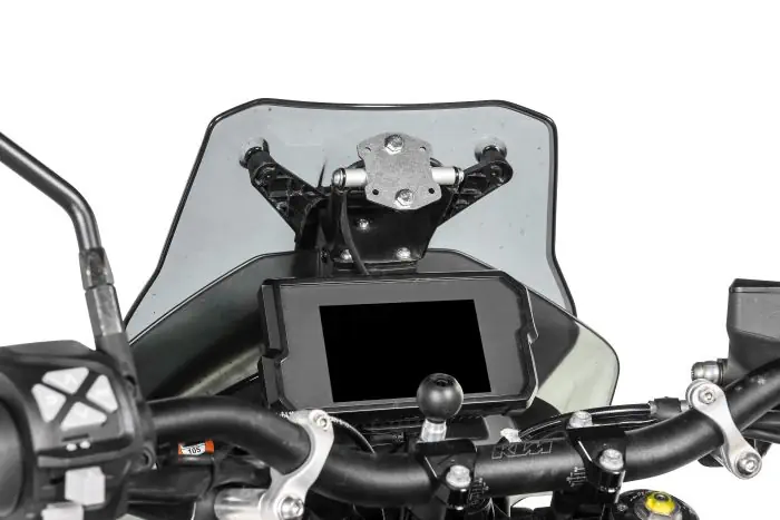 GPS Anbauadapter für direkte Montage an 12mm Streben  für Garmin Zumo XT, Zumo 5xx, 276Cx, etc.