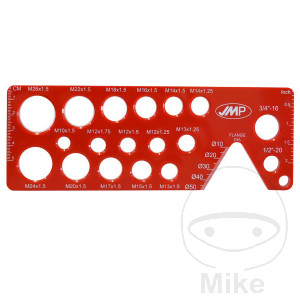 Messschablone JMP METR/Zoll