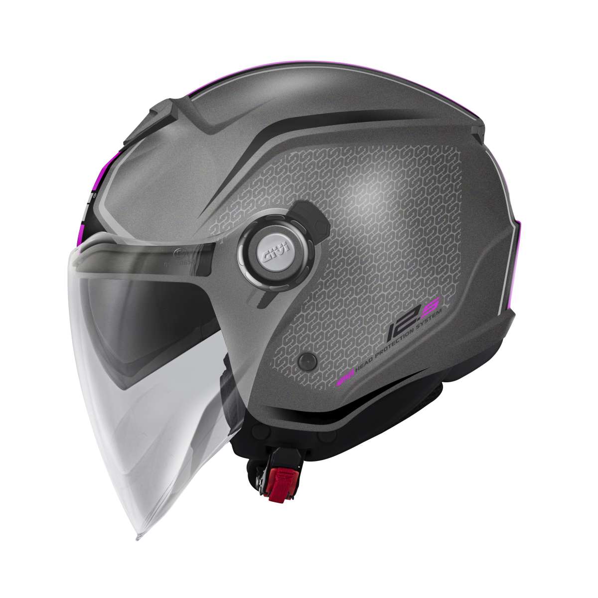HPS 12.5 GRAPHIC TOUCH - Gr. 54/XS matt-titanium/pink