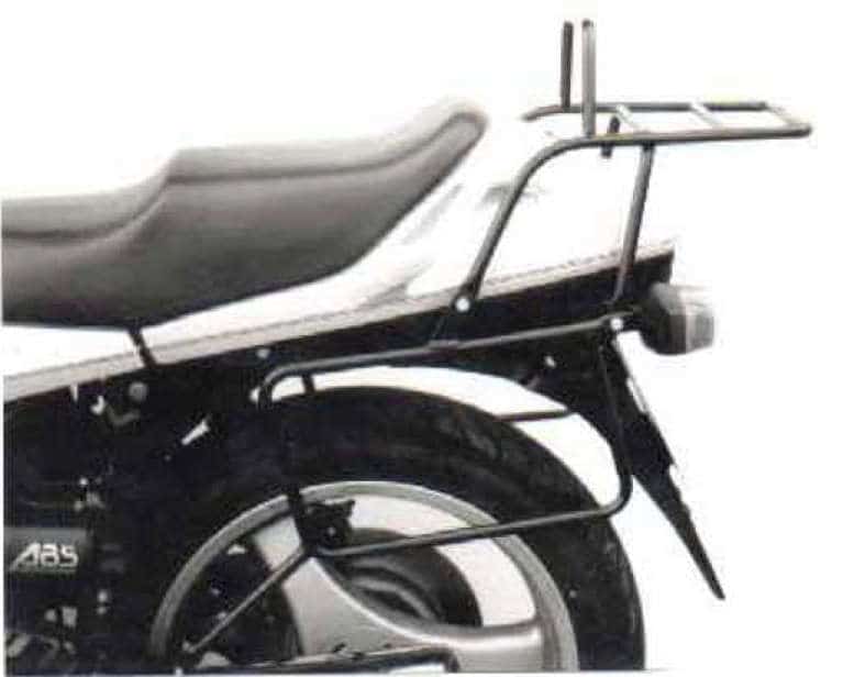 Komplettträgerset (Seitenkofferträger und Rohrgepäckbrücke Topcaseträger) schwarz für BMW K 100 RT/RS (1990-1992)