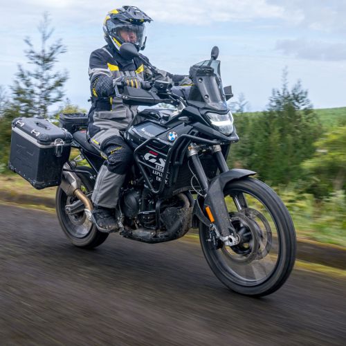 Verkleidungssturzbügel Edelstahl BMW F900GS - schwarz