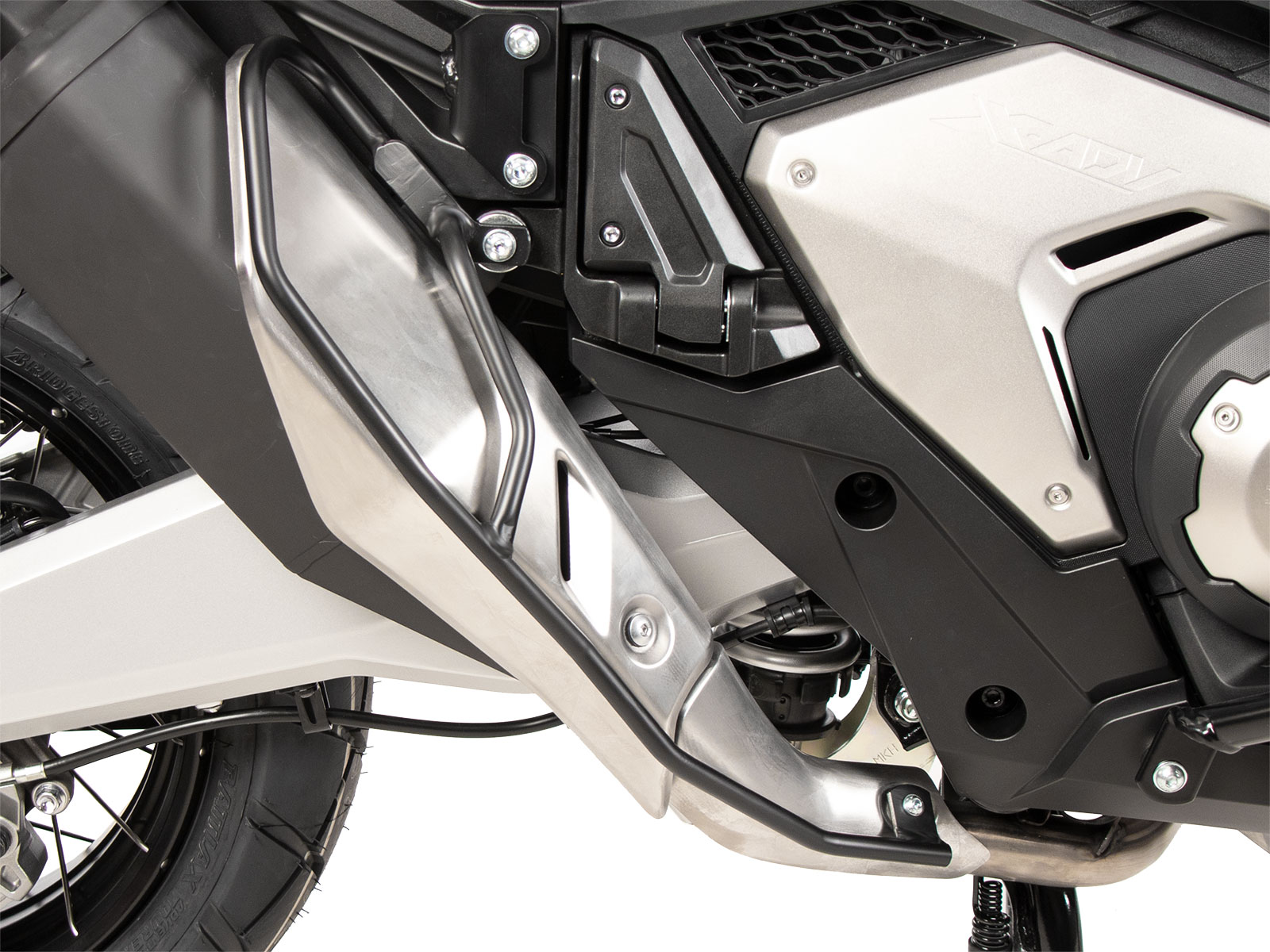 Schutzbügel für Endtopf - schwarz für Honda X-ADV (2025-)