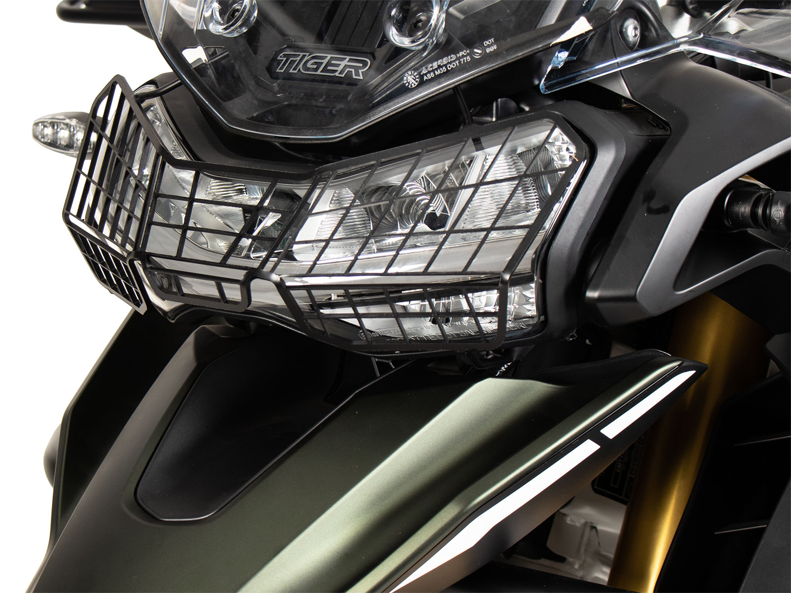 Lampenschutzgitter schwarz für  Triumph Tiger 1200 Rally Explorer / GT Explorer (2022-)