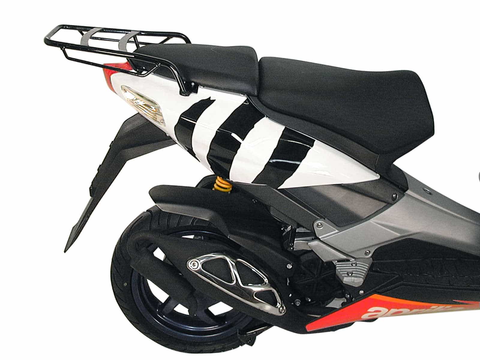 Rohrgepäckbrücke schwarz für Aprilia SR 50 R/Factory (2005-2021)
