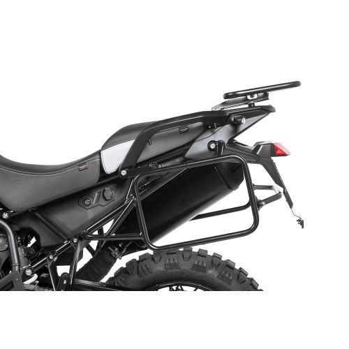 Motorrad Kofferträger Edelstahl schwarz für Triumph Tiger 900
