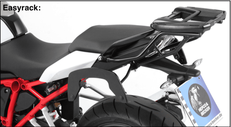 Easyrack Topcaseträger schwarz für BMW R 1200 R (2015-2018)
