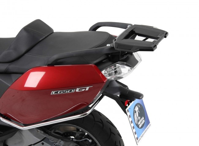 Alurack_650663_0101_2 Alurack Topcaseträger schwarz für BMW C 650 GT (2012-2021)