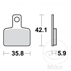 Bremsklotz Standard TRW Alternative: 7320061