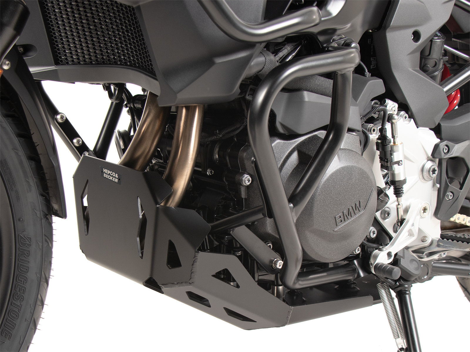 Motorschutzplatte schwarz für BMW F 800 GS (2024-)