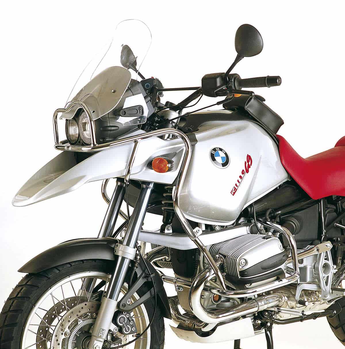 Tankschutzbügel für Kombination mit Motorschutzbügel 502908 chrom für BMW R 1150 GS (2000-2004)/Adventure (2001-2005)