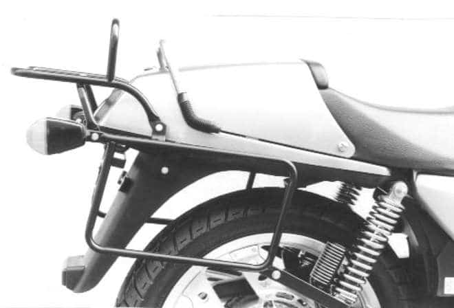 Komplettträgerset (Seitenkofferträger und Rohrgepäckbrücke Topcaseträger) chrom für Honda XBR 500 S (1985-1990)