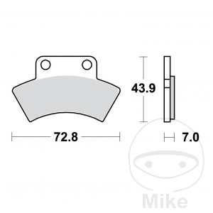 Bremsklotz Sinter SI TRW Alternative: 7325426