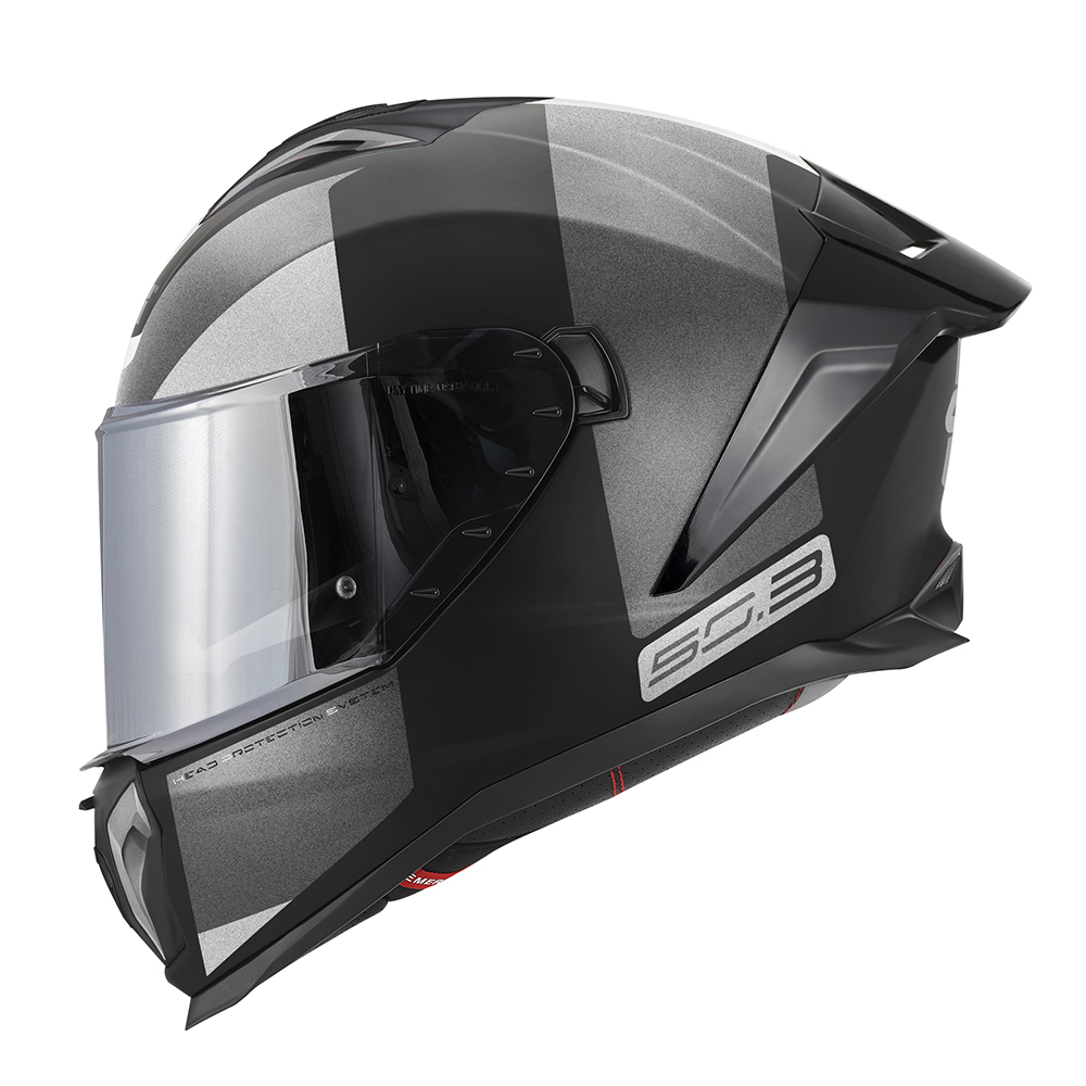 HPS 50.3 ABS VISION, Integral-Helm matt schwarz titanium - Gr. 54/XS