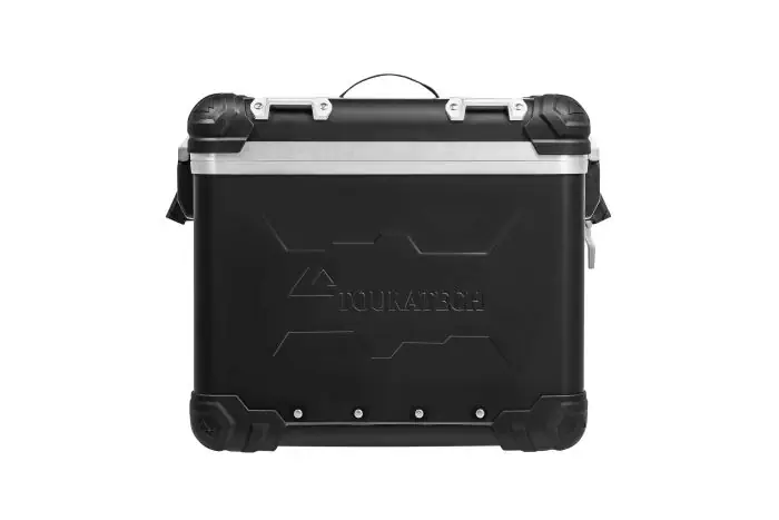 Touratech ZEGA Evo "And-Black" Aluminium Koffer Alukoffer Seitenkoffer 45 Liter links